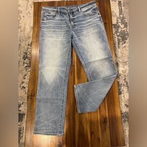 American Eagle Air Flex Classic Light Blue Men's Straight Jeans 38x32